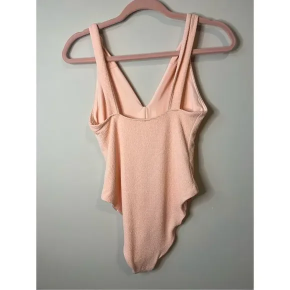 Bella Dahl Peach One Piece Swimsuit - Picture 4 of 7